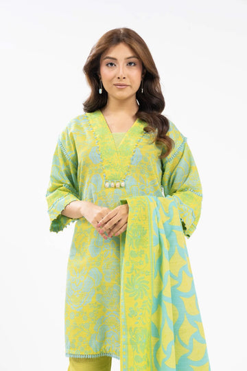 Alkaram FW-19-24-Yellow  Online Shopping